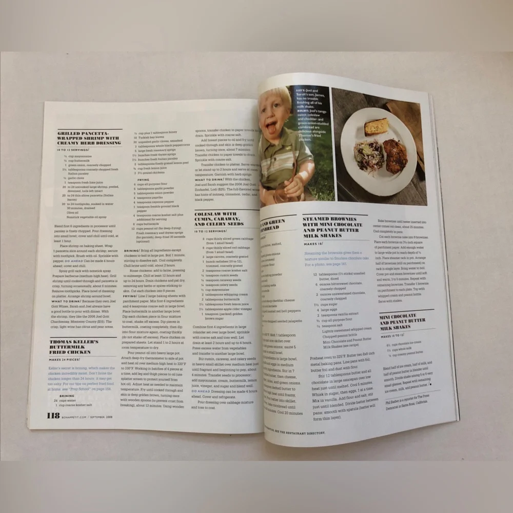 Bon Appetit Restaurant Issue September 2008 Vol 53 No 9 Thomas Keller